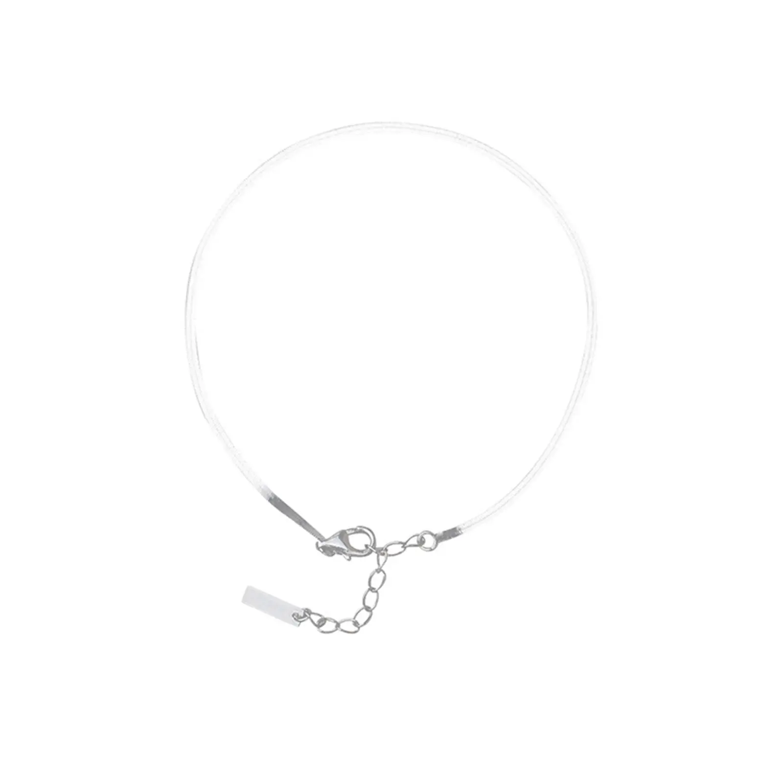 Simple Anklet Silver Color Knife Pendant on the leg Anklet Summer Beach Bracelets Barefoot Foot 23.5cm(9 2/8") long, 1 Piece