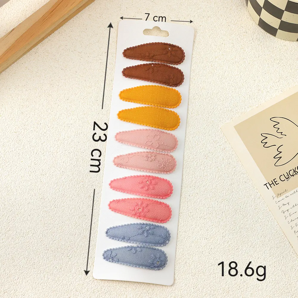 20Pcs Cartoon Kids Colorful Hair Clips Star BB Hair Bangs Hairpin for Girls Candy Love Duckbill Clip Cute Hair Accessories