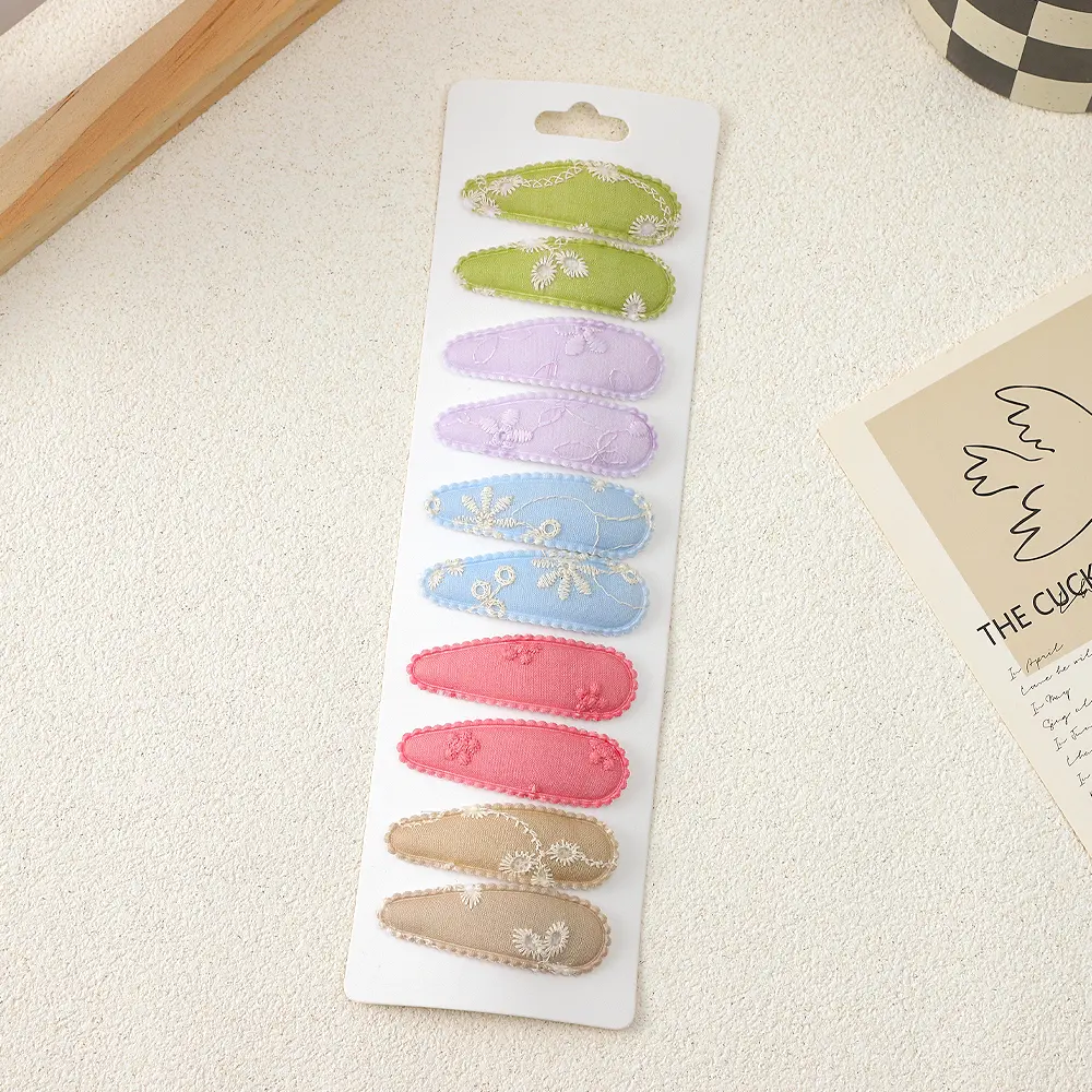 20Pcs Cartoon Kids Colorful Hair Clips Star BB Hair Bangs Hairpin for Girls Candy Love Duckbill Clip Cute Hair Accessories