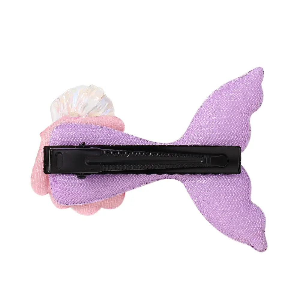 1PC Sequin Fish Tail Hair Clip for Girl Toddler Headwear Delicate Mermaid Hairpins Dress Up Kids Hair Accessories Wholesale