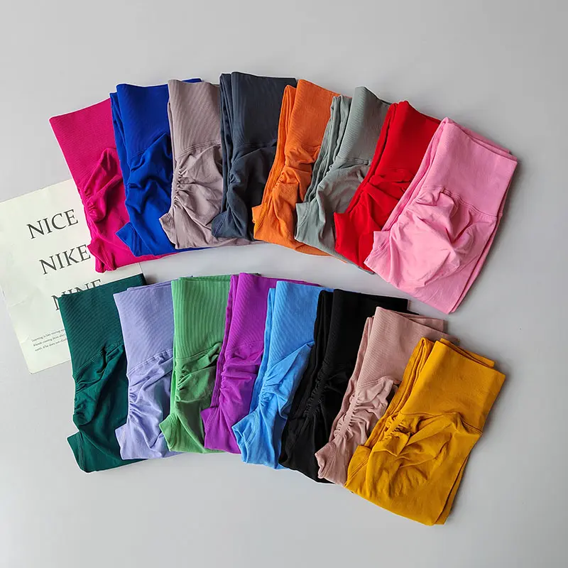 Peach Buttocks Fitness Leggings High Waist Quick Drying Breathable Training Buttocks Lifting Tight Sports Yoga Nine-point Pants