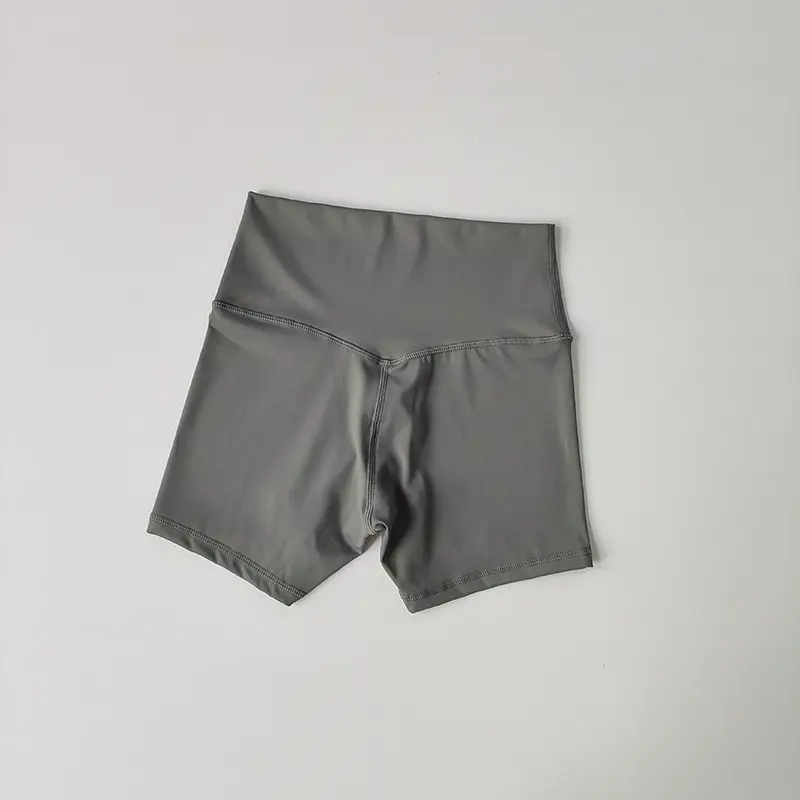 Yoga Sports Shorts Shorts Tight Fitting Elastic Three Part Pants Nude Feeling High Waist Hip Lifting Quick Drying Yoga Hot Pants