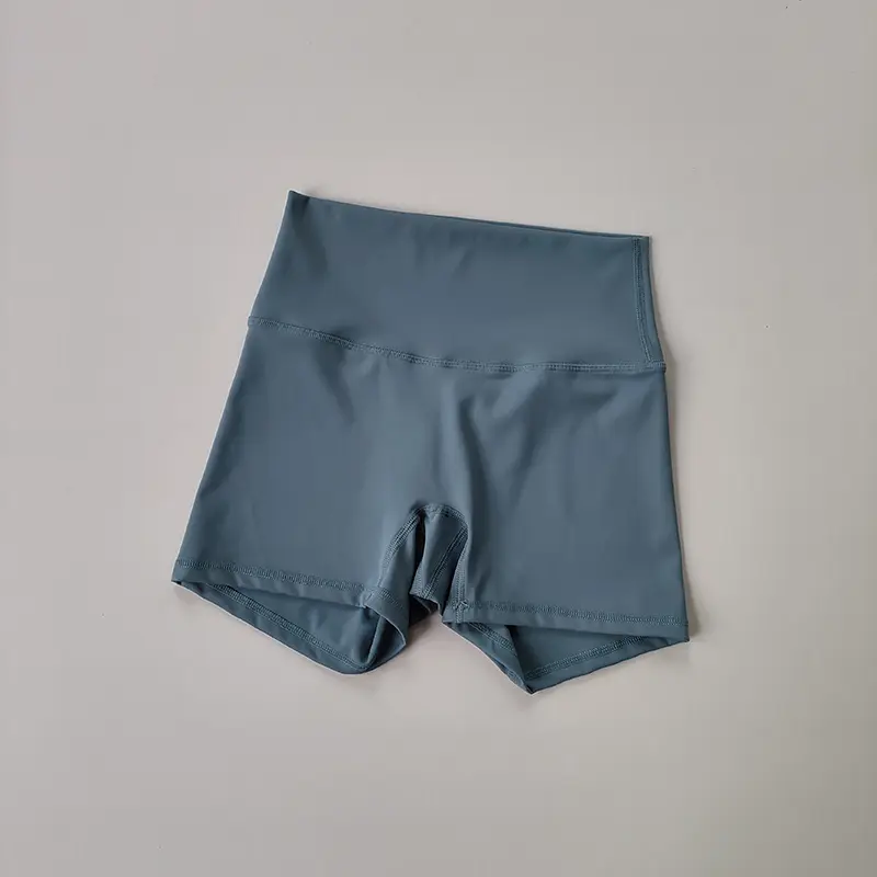 Yoga Sports Shorts Shorts Tight Fitting Elastic Three Part Pants Nude Feeling High Waist Hip Lifting Quick Drying Yoga Hot Pants
