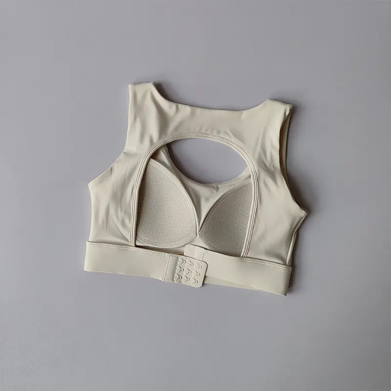 Integrated High-intensity Shock-proof Sports Bra for Women Quick-drying Running Pilates Vest Fitness Breast Collection Yoga Suit