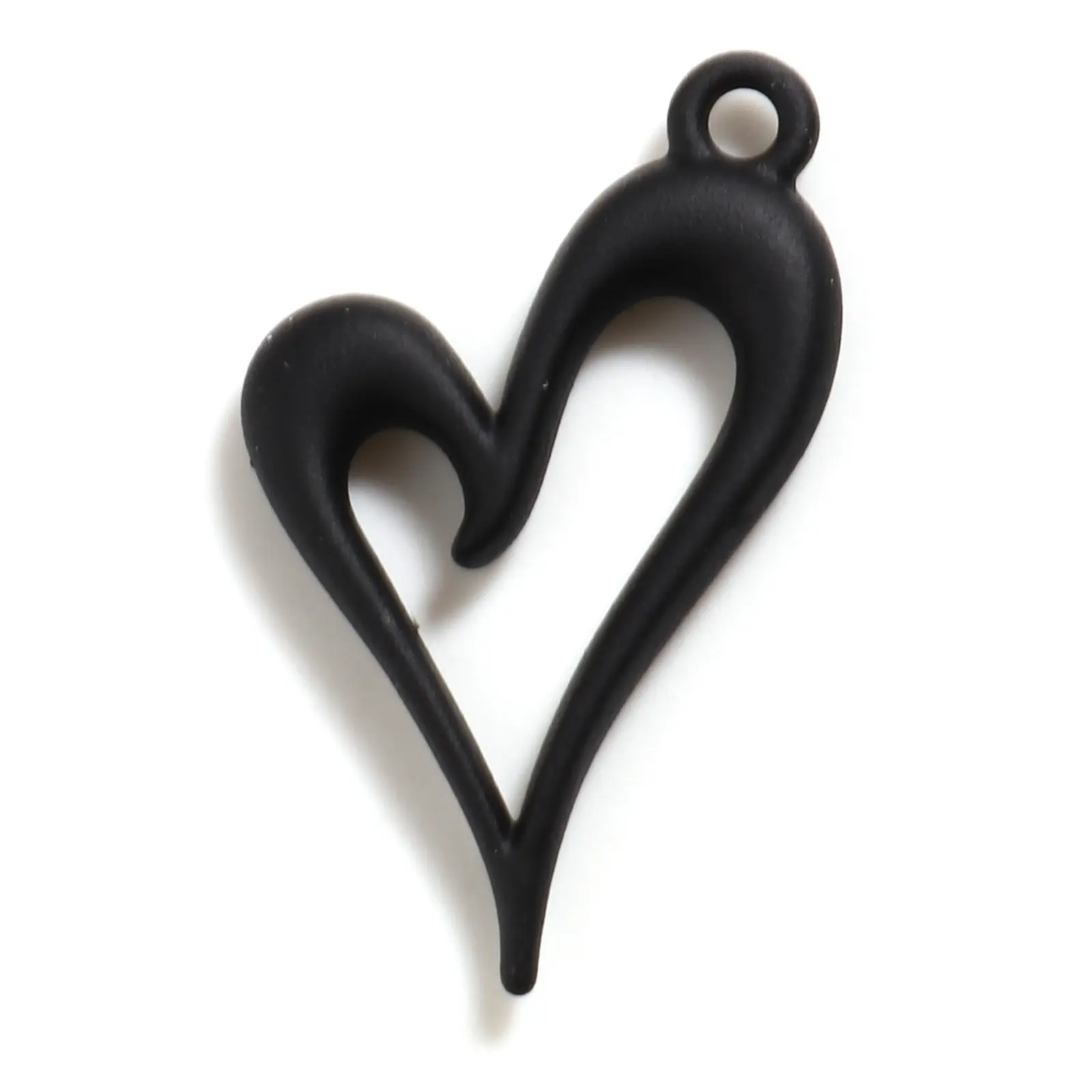 10 Pcs Alloy Heart Charms Multicolor Painted Love Heart Pendants For Diy Necklace Jewelry Making Findings 24mm X 15mm