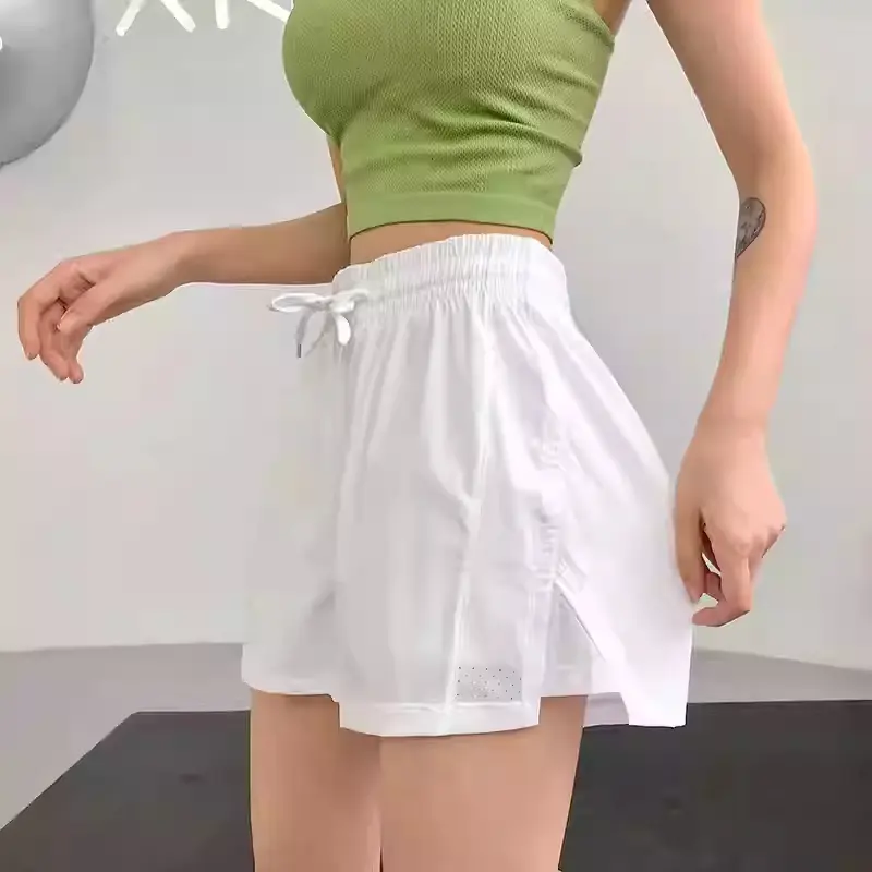 High Waist Sport quick-dry Athletic Shorts in Summer Sportswear Gym Yoga Wear Female Running Cycling Short Workout Clothes