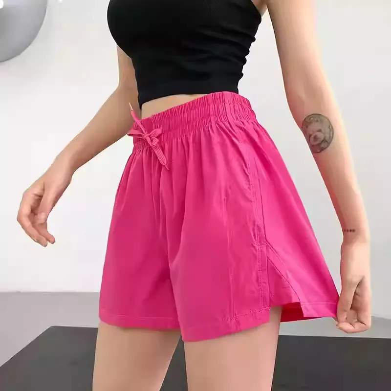 High Waist Sport quick-dry Athletic Shorts in Summer Sportswear Gym Yoga Wear Female Running Cycling Short Workout Clothes