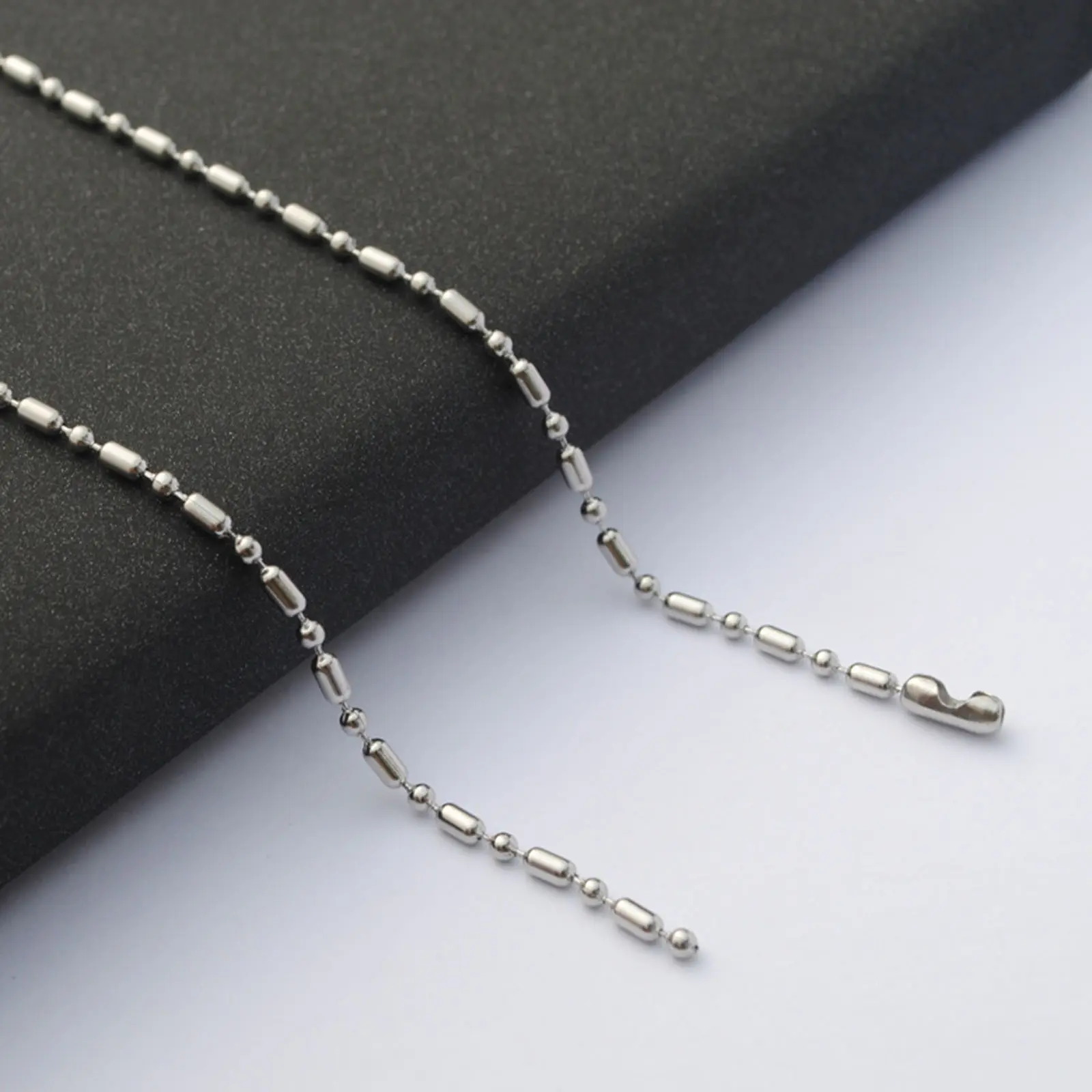 Thickness 2mm-4mm 304 Stainless Steel Link Chain Necklace Silver Color Link Classic Curb Chain for Men Women Jewelry Findings