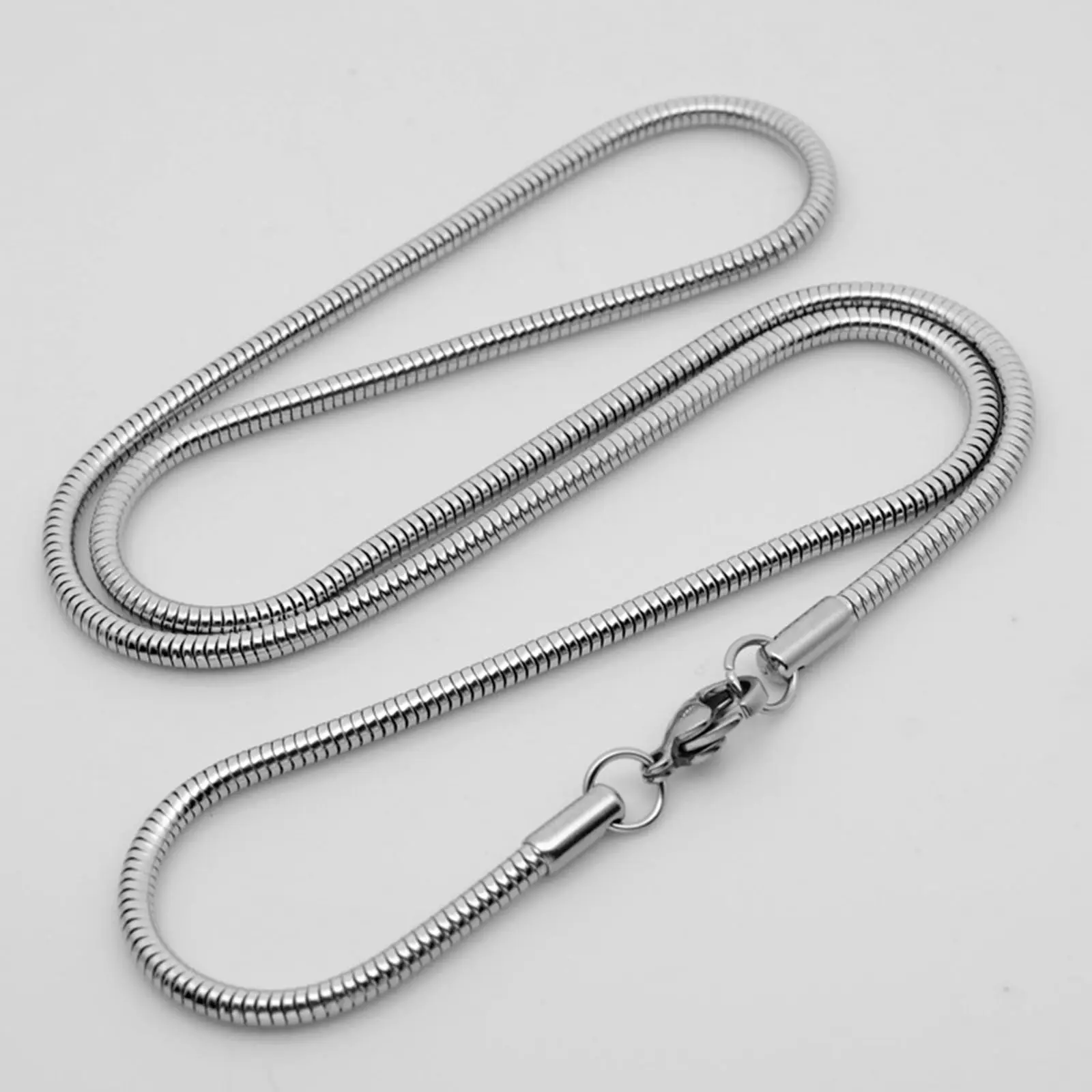 Thickness 2mm-4mm 304 Stainless Steel Link Chain Necklace Silver Color Link Classic Curb Chain for Men Women Jewelry Findings
