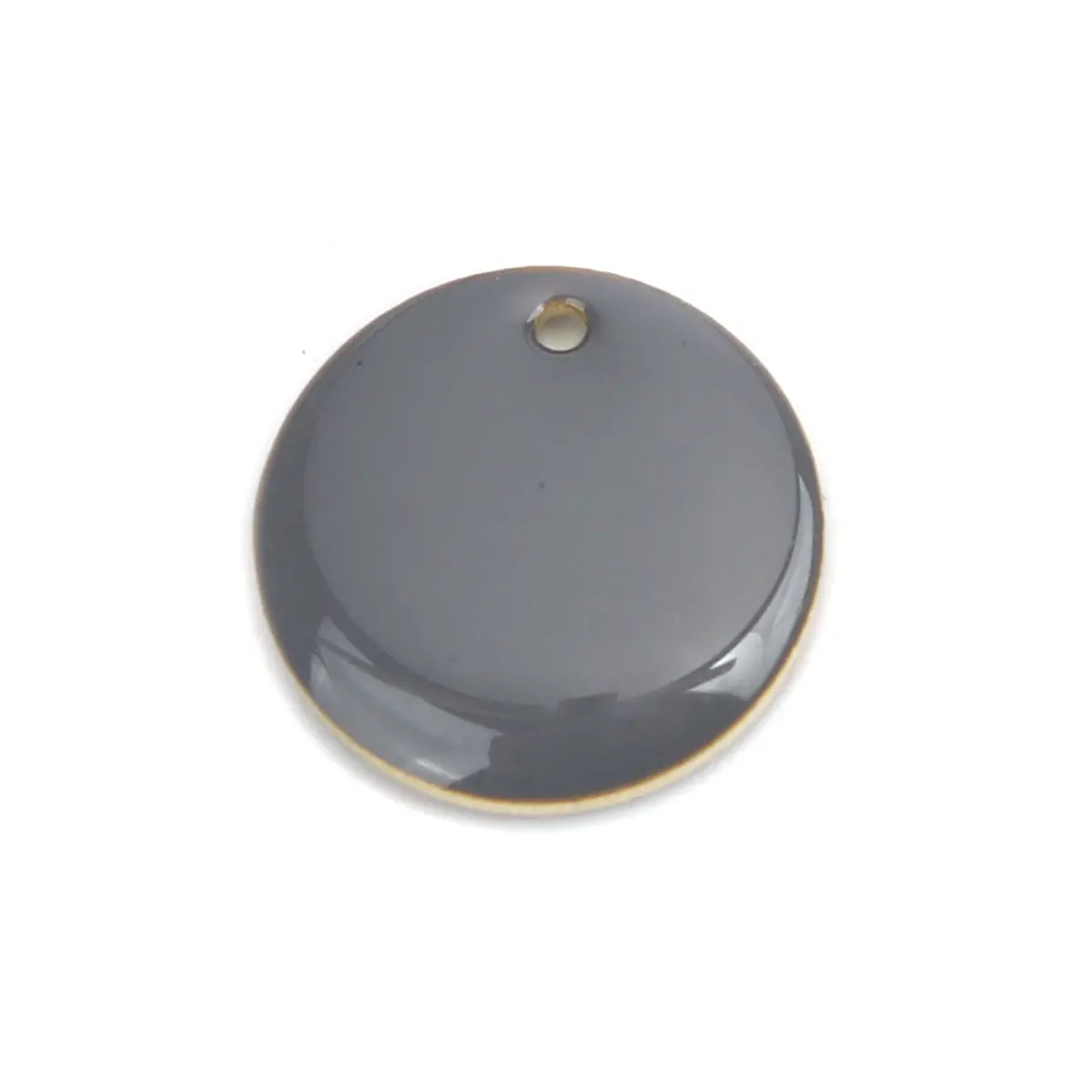 Fashion 16mm Round Enamelled Sequins Charms Copper Enamel Double Sided Charms For DIY Jewelry Making Accessories, 10 PCs