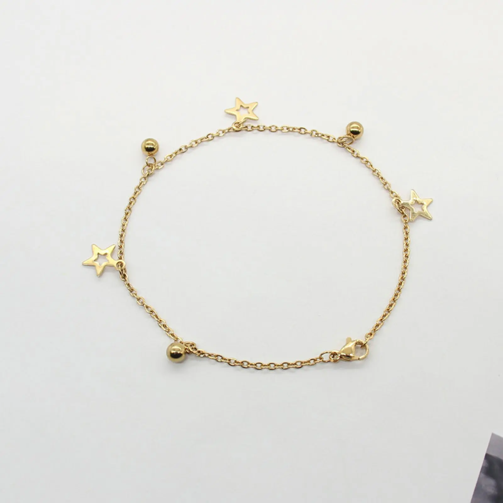 1PC Stainless Steel Star Heart Butterfly Anklet Gold Color Pendants Chain Anklet For Women Summer Beach Foot Show Sandal Jewelry