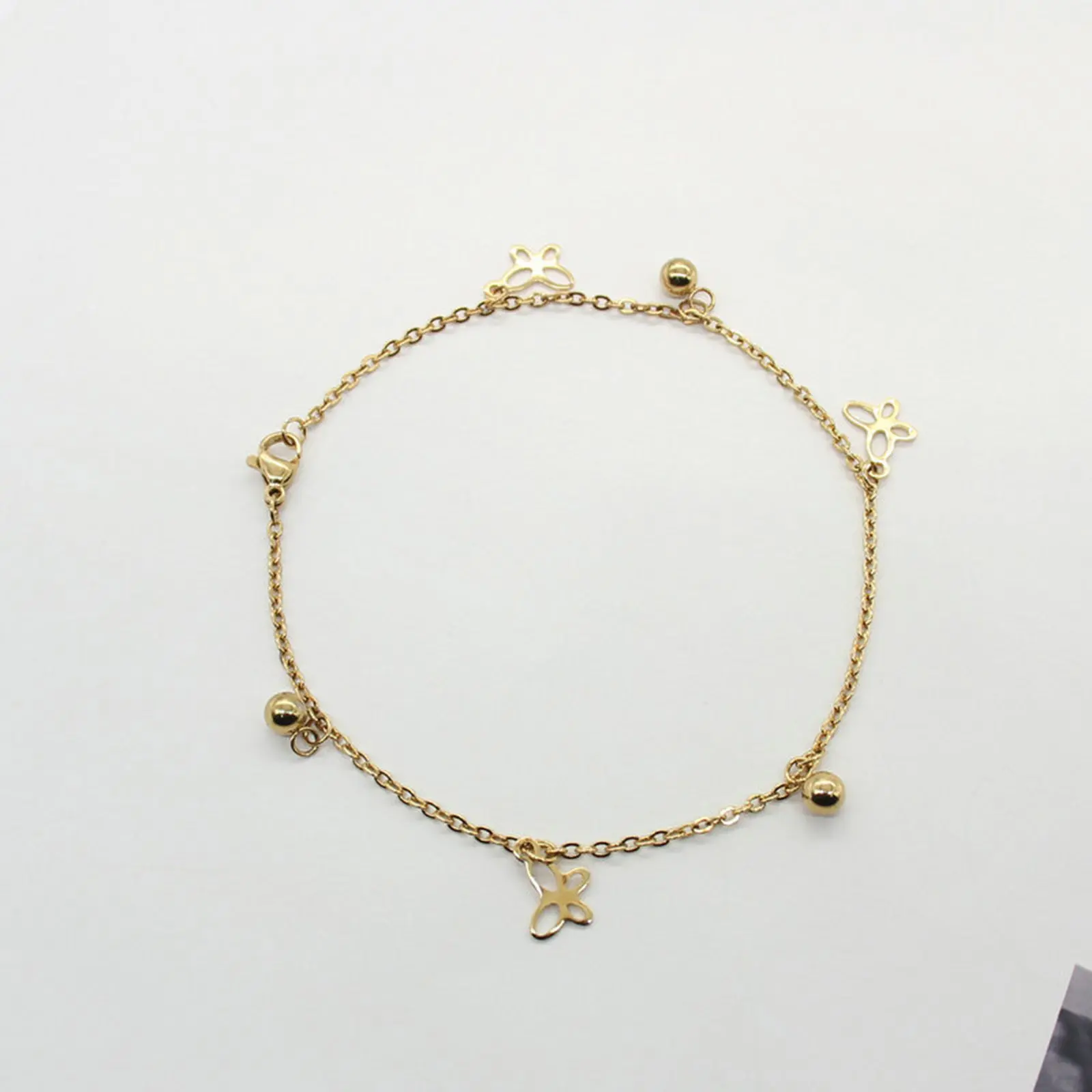 1PC Stainless Steel Star Heart Butterfly Anklet Gold Color Pendants Chain Anklet For Women Summer Beach Foot Show Sandal Jewelry