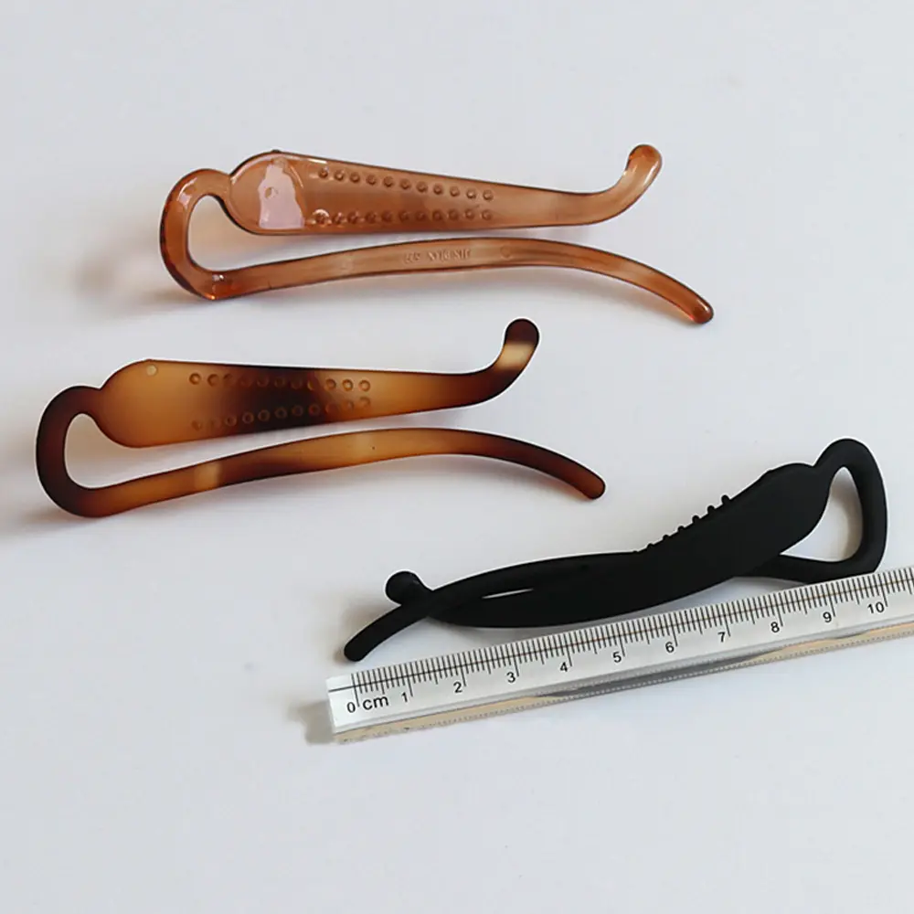 Solid Color Banana Hair Clip No Slip Simple Matte Ponytail Holder Twist Jaw Clips For Women Girls Thick Hair French Barrettes