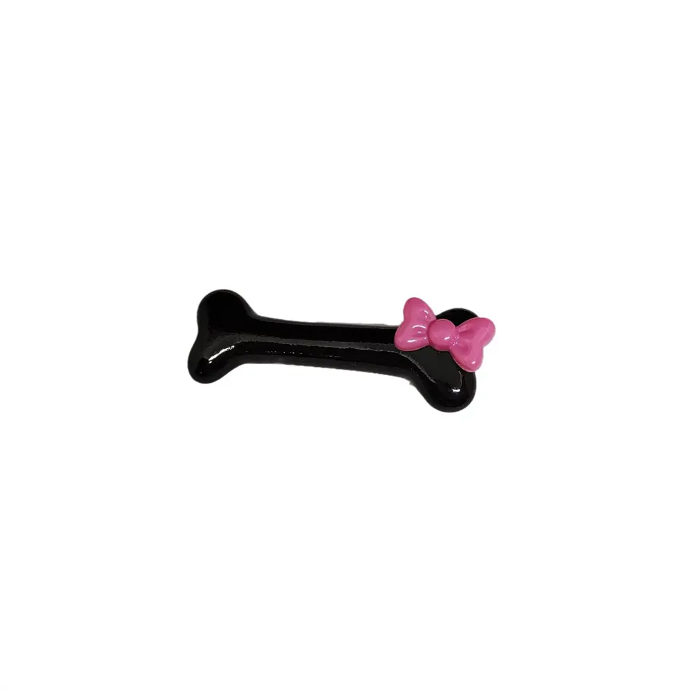 Kawaii Bow Dog Bone Shape Hair Clips Popular Black And White Bone Hairpin Girls Charm Lovely Duckbill Barrettes Accessories