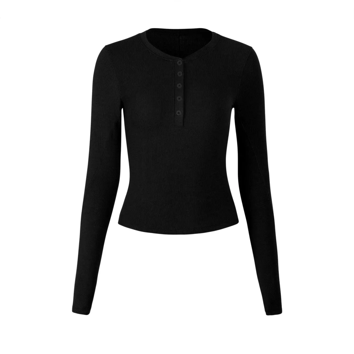 Henry Shirt Modal Tight Sports Long-sleeved Women's Slim Yoga Suit Running Fitness Base Top Shirts Running Outwear Clothing
