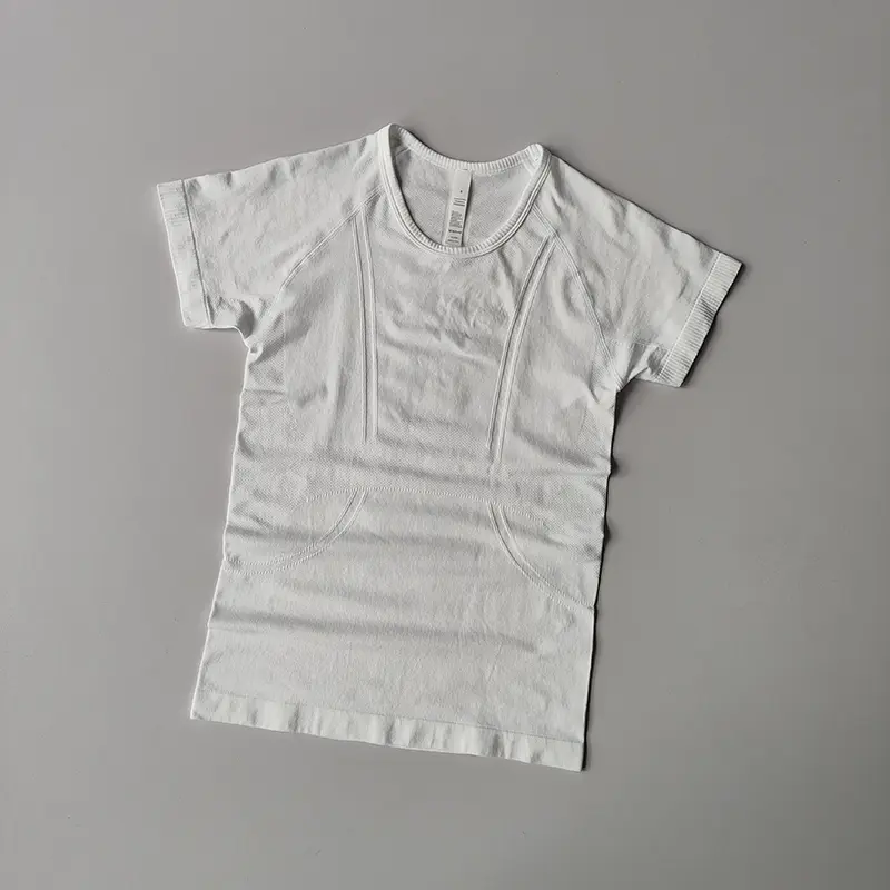 2025 Spring and Summer Sports Short-sleeved Women Running Slim T-shirt Slim Yoga Clothes Top Pilates Training Fitness Clothes