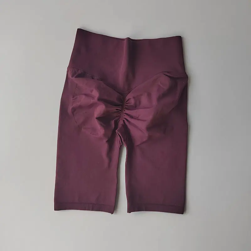 High Waist Peach Buttock Fitness Pants Elastic Slimming Tight High Waist Lifting Hips Pants Quick-drying Running Yoga Shorts