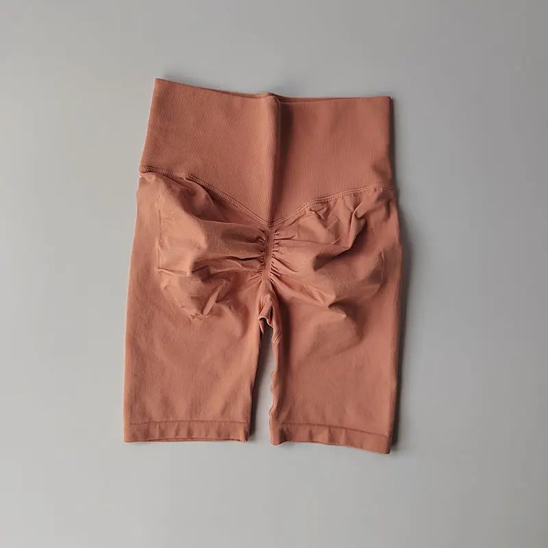 High Waist Peach Buttock Fitness Pants Elastic Slimming Tight High Waist Lifting Hips Pants Quick-drying Running Yoga Shorts