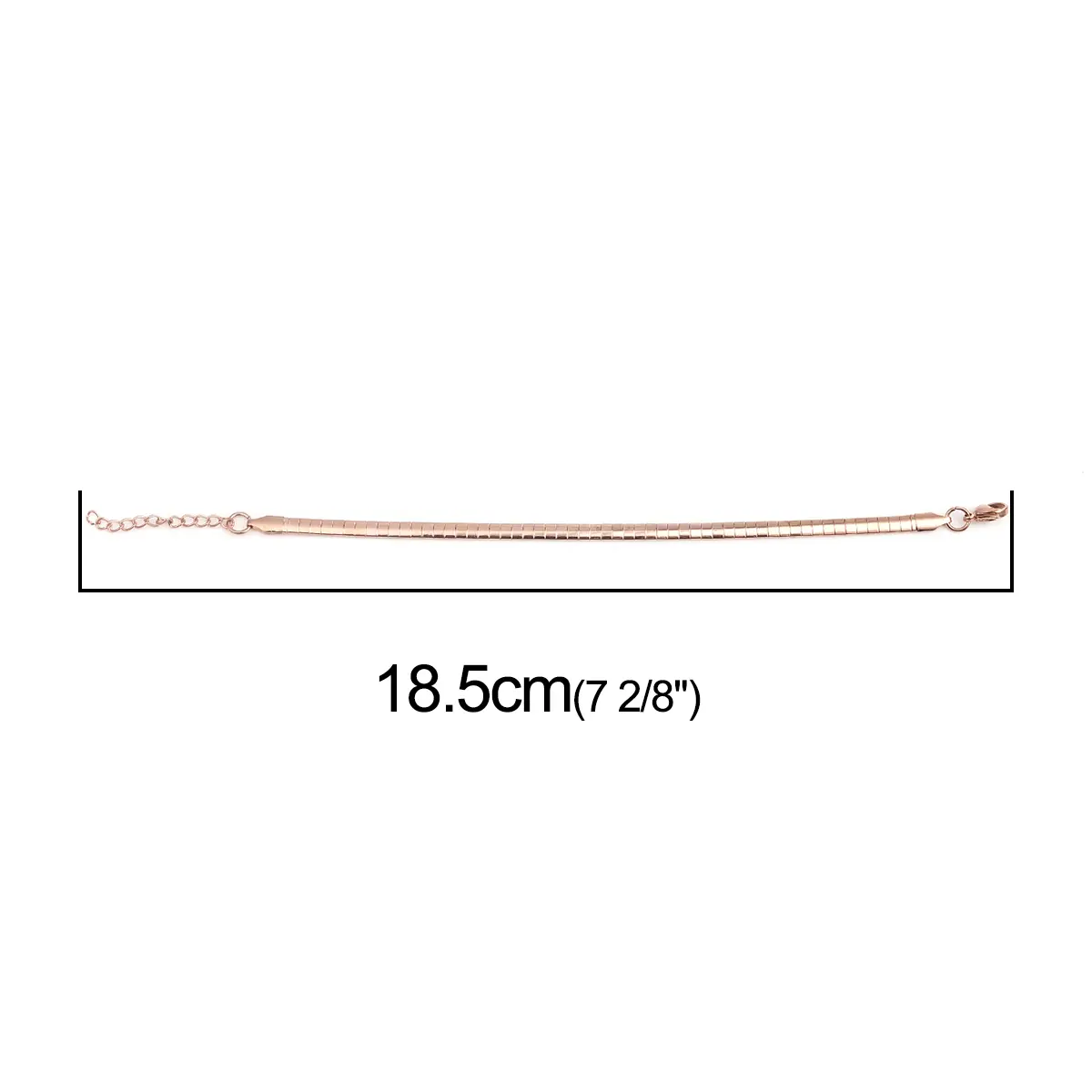Fashion 304 Stainless Steel Bracelets Gold Color Snake Chain Bracelets For Women Men Vintage Jewelry Gifts 18.5cm long , 1 Piece