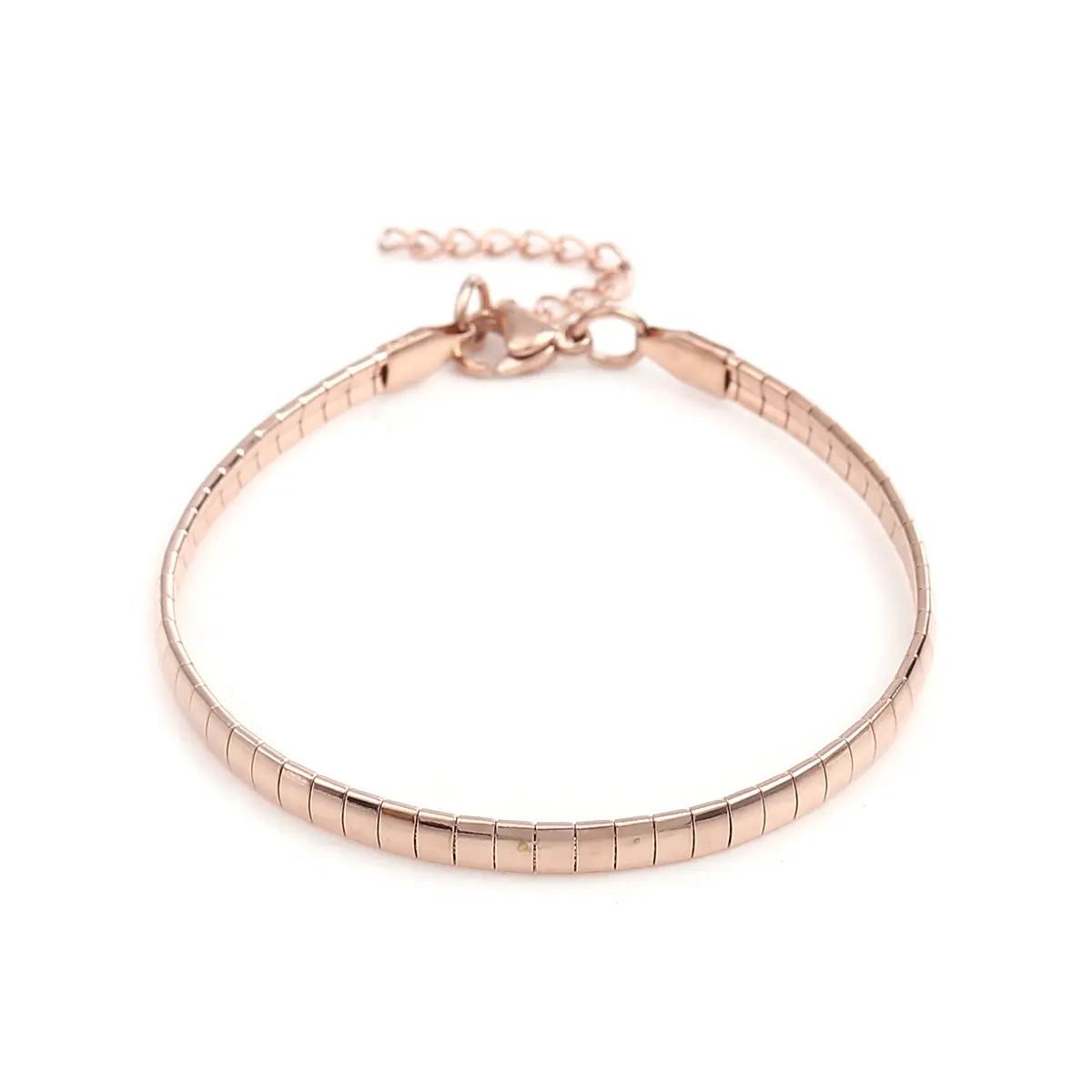 Fashion 304 Stainless Steel Bracelets Gold Color Snake Chain Bracelets For Women Men Vintage Jewelry Gifts 18.5cm long , 1 Piece
