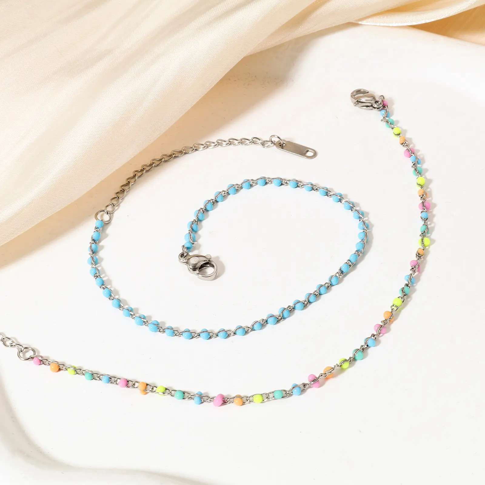 1 Piece 304 Stainless Steel Bracelets For Women Jewelry Party Gifts 18.5cm(7 2/8") long