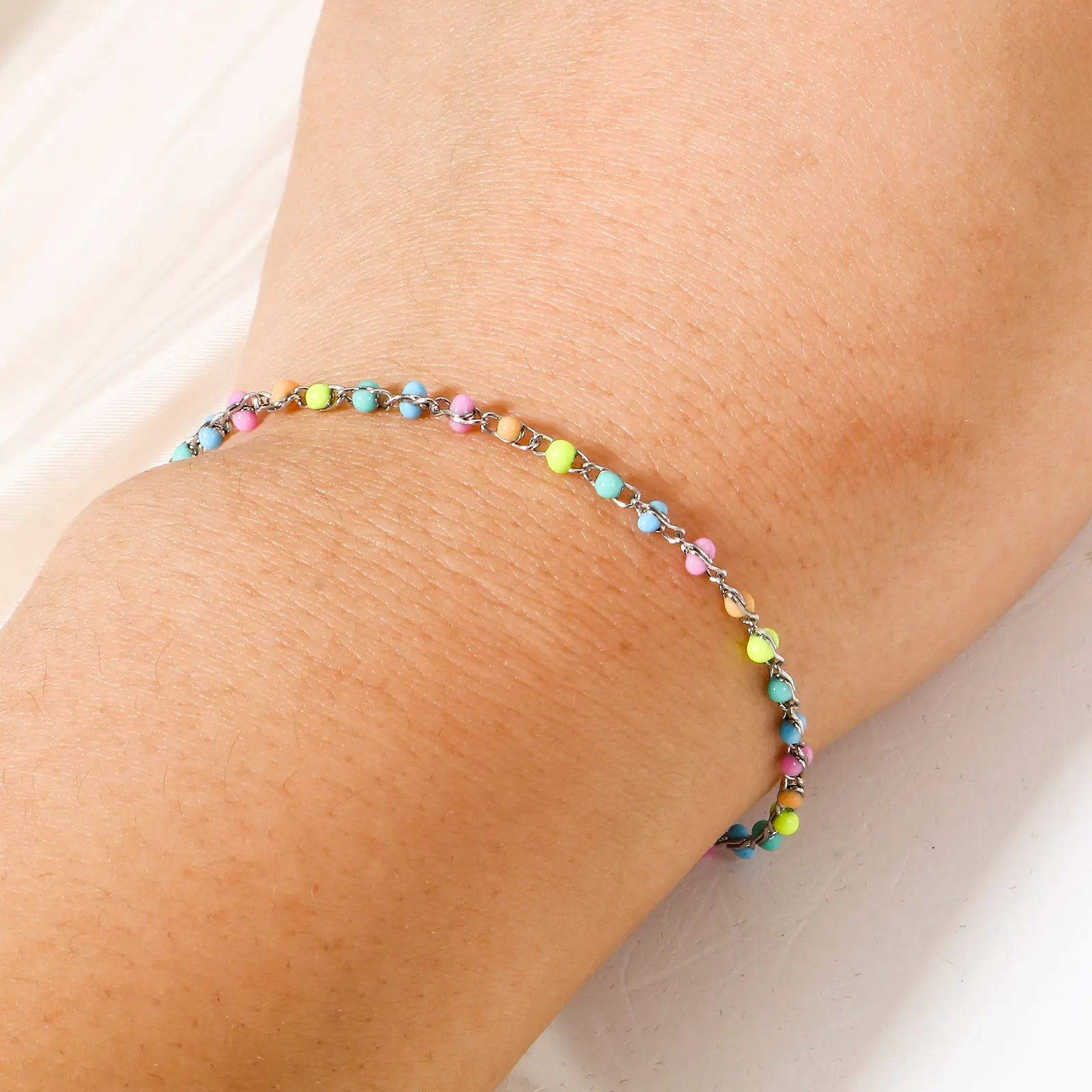 1 Piece 304 Stainless Steel Bracelets For Women Jewelry Party Gifts 18.5cm(7 2/8") long