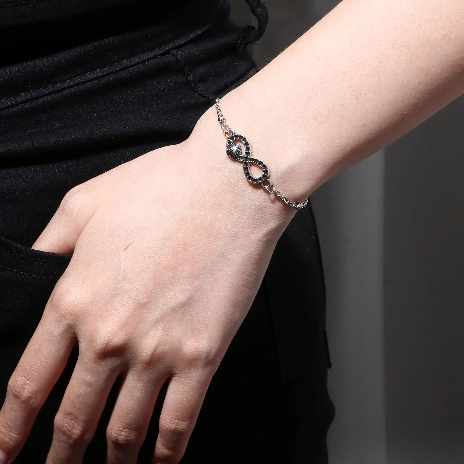 1 Piece 304 Stainless Steel Link Chain Bracelets Components Silver Color  DIY Making Bracelet Jewelry Findings 17cm(6 6/8") long