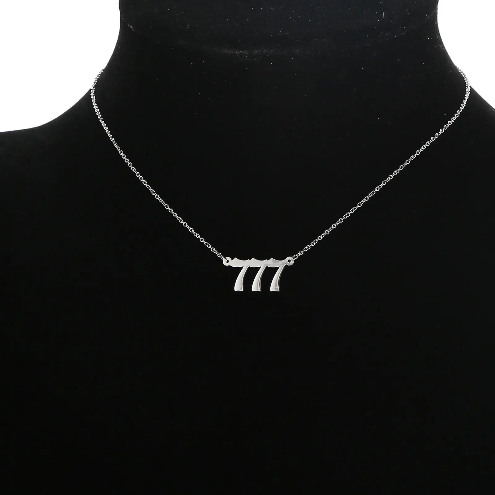 111 222 333 444 555 666 777 888 999 Number Necklace 316 Stainless Steel Angel Number Necklace Pendant Charms Minimalist Jewelry