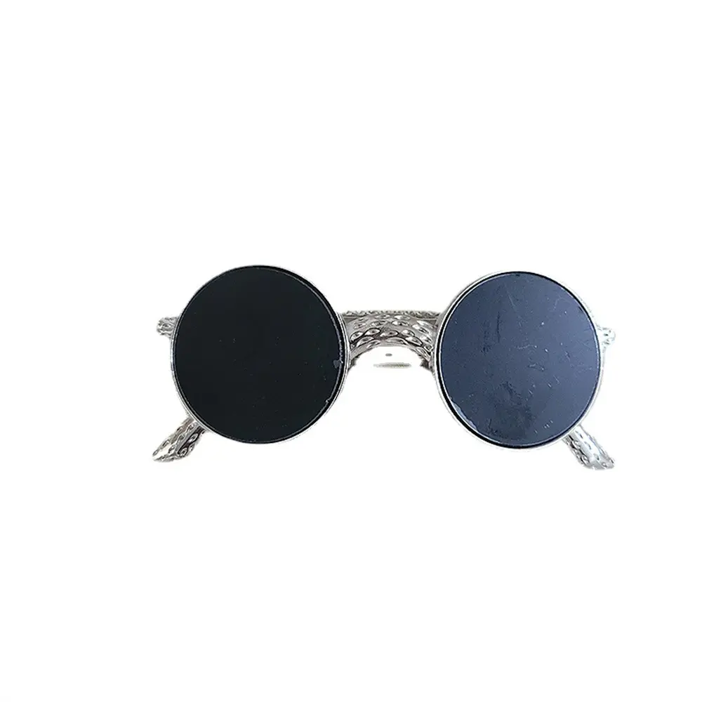Fashion Sunglasses Shape Hair Clips For Women Girls Creative Round Metal Glasses Hairpin Back Head Barrettes Cute Headwear