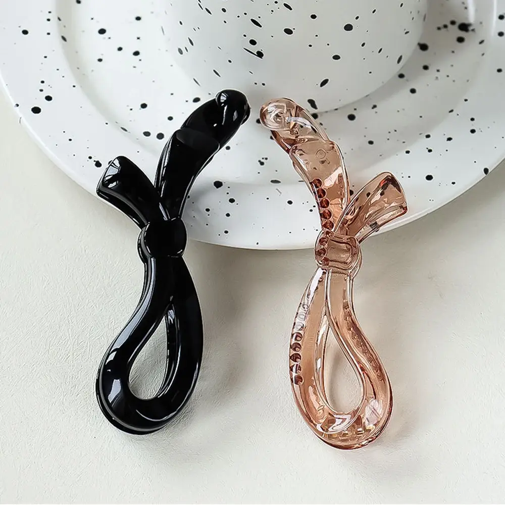 10.5cm Tortoiseshell Print Banana Clips Non Slip Strong Holder Twisted Barrttes For Ponytail Holder Women Girls Summer Headwear
