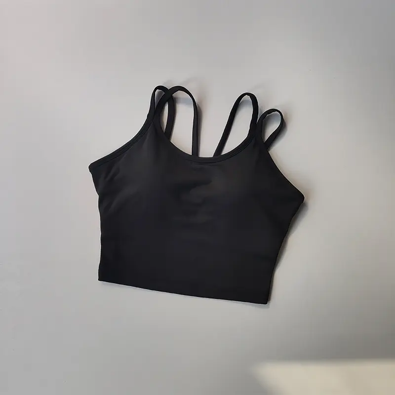 Fixed All-in-one Sports Bra Women to Close Breasts Shock-proof and Beautiful Back Fitness Bra Outer Wear Running Yoga Vest Tops