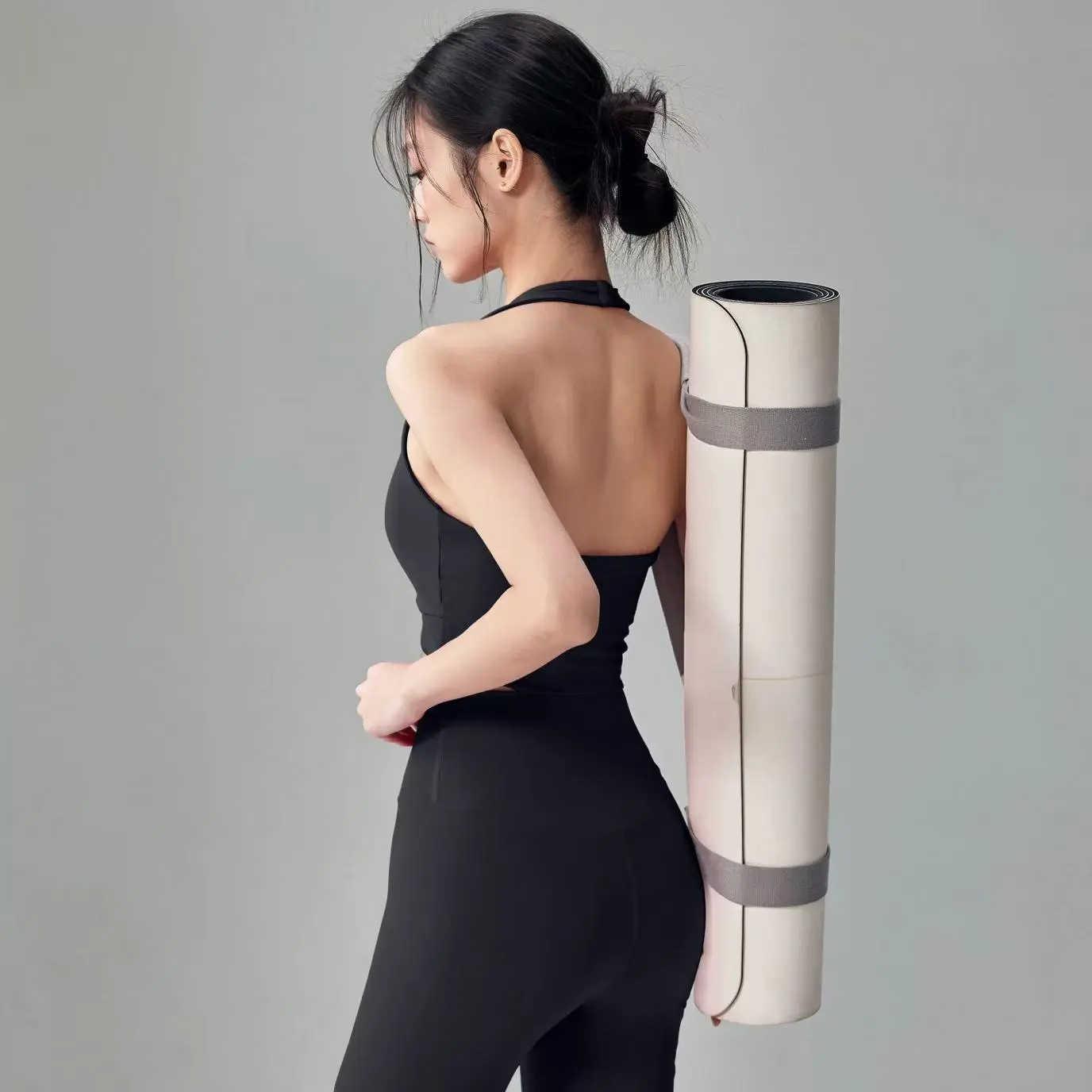 Integrated Neck Halter Yoga Vest Backless Sports Anti-shock Training Fitness Wear Pilates Underwear Gym Summer Quick-drying