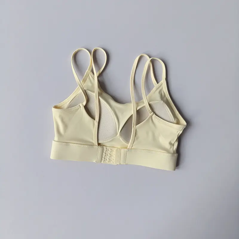 Sports Underwear Women Back Shockproof Gathering Running Vest Fitness Clothing Summer High-intensity Quick-drying Yoga Suit Bra