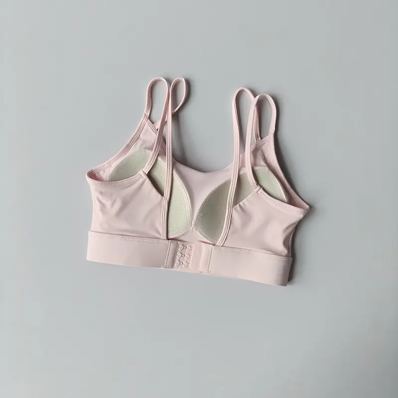 Sports Lingerie Women Beauty Back Shockproof Gathering Running Vest Fitness Clothing Summer High-intensity Yoga Bra Integrated