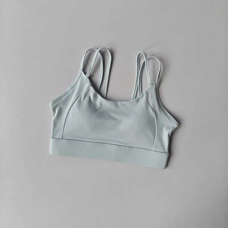 Sports Lingerie Women Beauty Back Shockproof Gathering Running Vest Fitness Clothing Summer High-intensity Yoga Bra Integrated