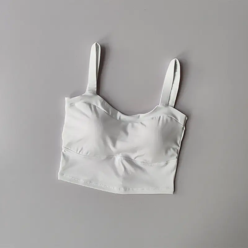 Beautiful Back Suspender Sports Bra for Women Shockproof Sagging Thin Shoulder Straps Quick Drying Yoga and Fitness Vest Tops