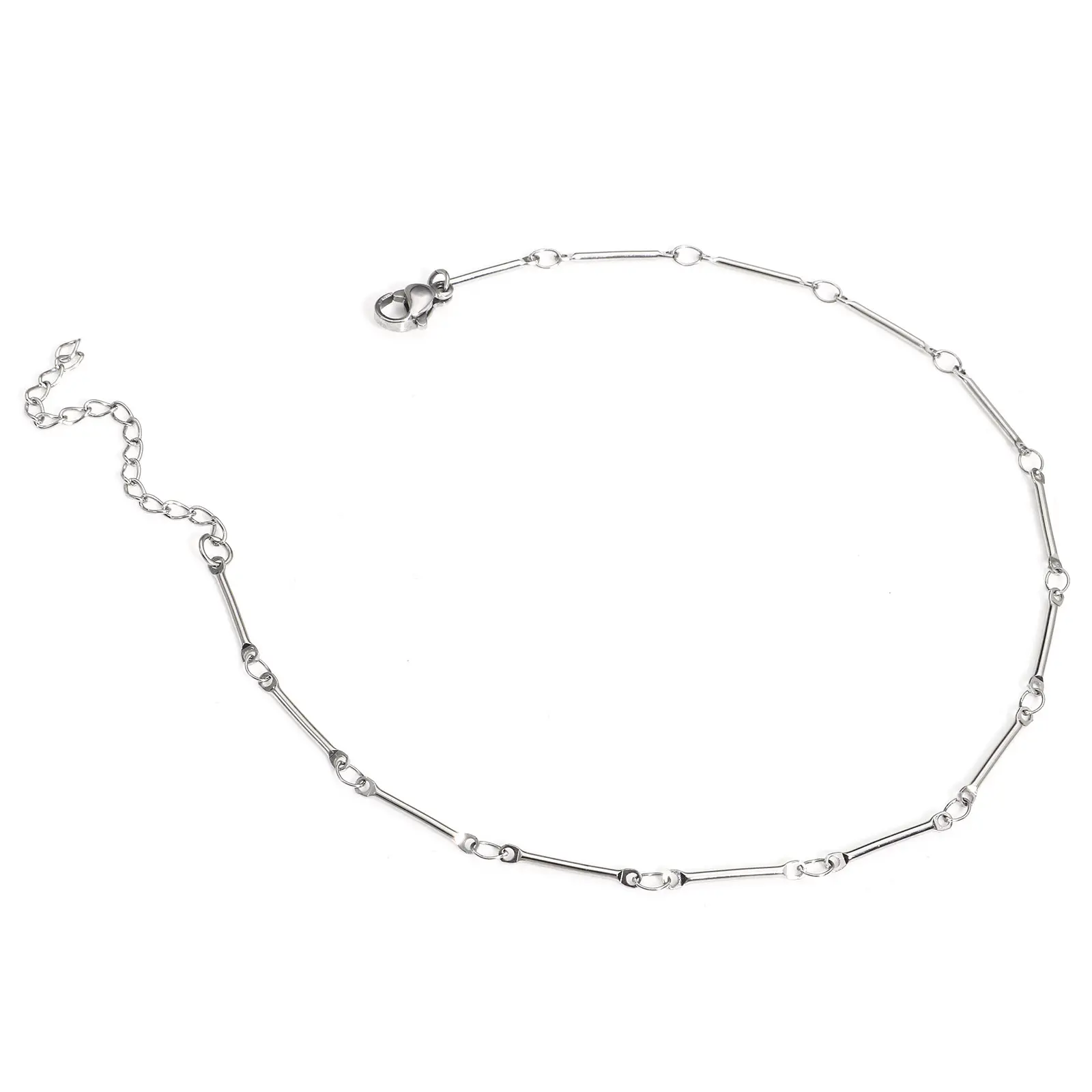1 Piece 304 Stainless Steel Twist Chain Anklet For Women Link Chains Anklet Bracelet Girl Summer Beach Foot Leg Jewelry Gifts