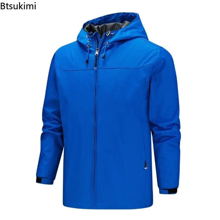 2025 Men Waterproof Jacket Women Camping Trekking Travel Windproof Clothes Outdoor Sports Jacket Spring Autumn Hiking Jackets
