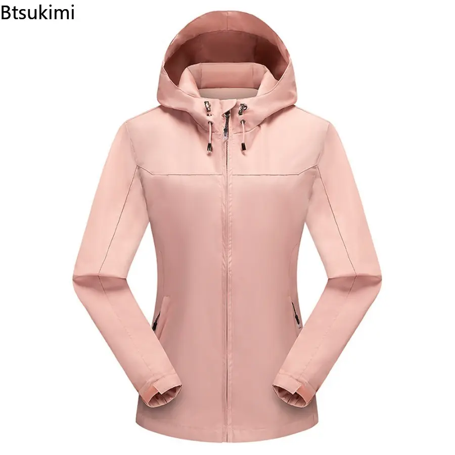 2025 Men Waterproof Jacket Women Camping Trekking Travel Windproof Clothes Outdoor Sports Jacket Spring Autumn Hiking Jackets