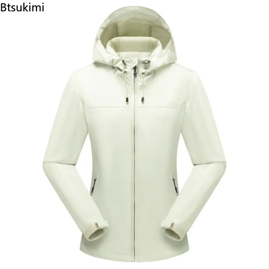 2025 Men Waterproof Jacket Women Camping Trekking Travel Windproof Clothes Outdoor Sports Jacket Spring Autumn Hiking Jackets