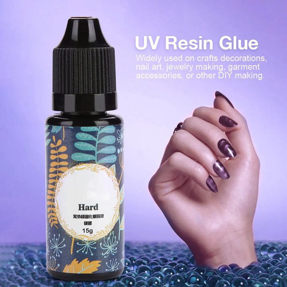 10-100g Epoxy UV Resin Clear Glue DIY Ultraviolet Curing Gel for Jewelry Making DIY Tools for Fashion Jewelry Sales Leader