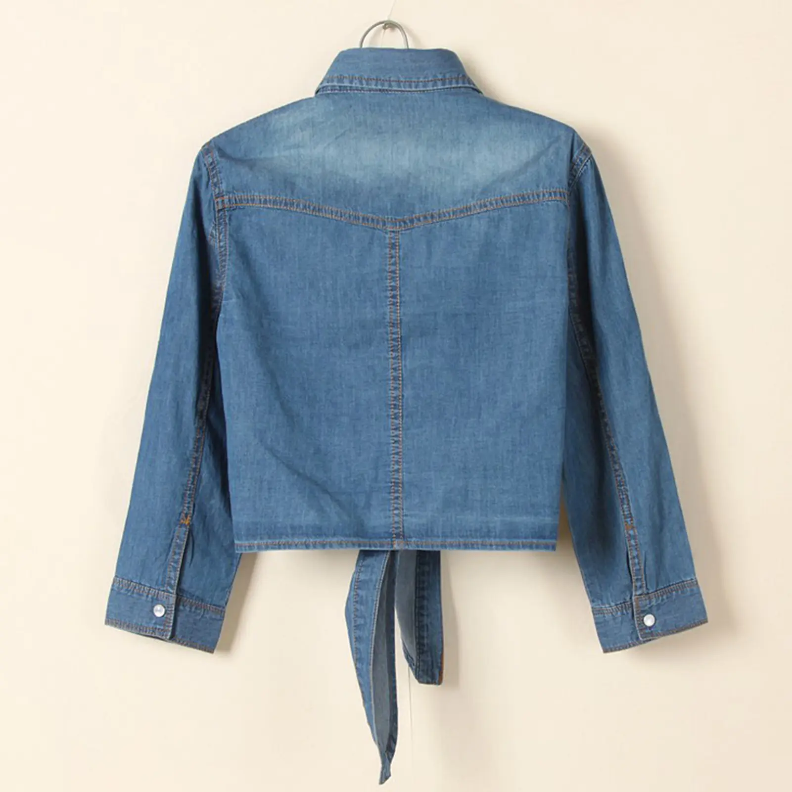 Women Shirts Jacket Stylish Women Shirts & Blouses Half-sleeve Women's Cardigans Turn-down Collar Lace-up Design Shirt Clothes