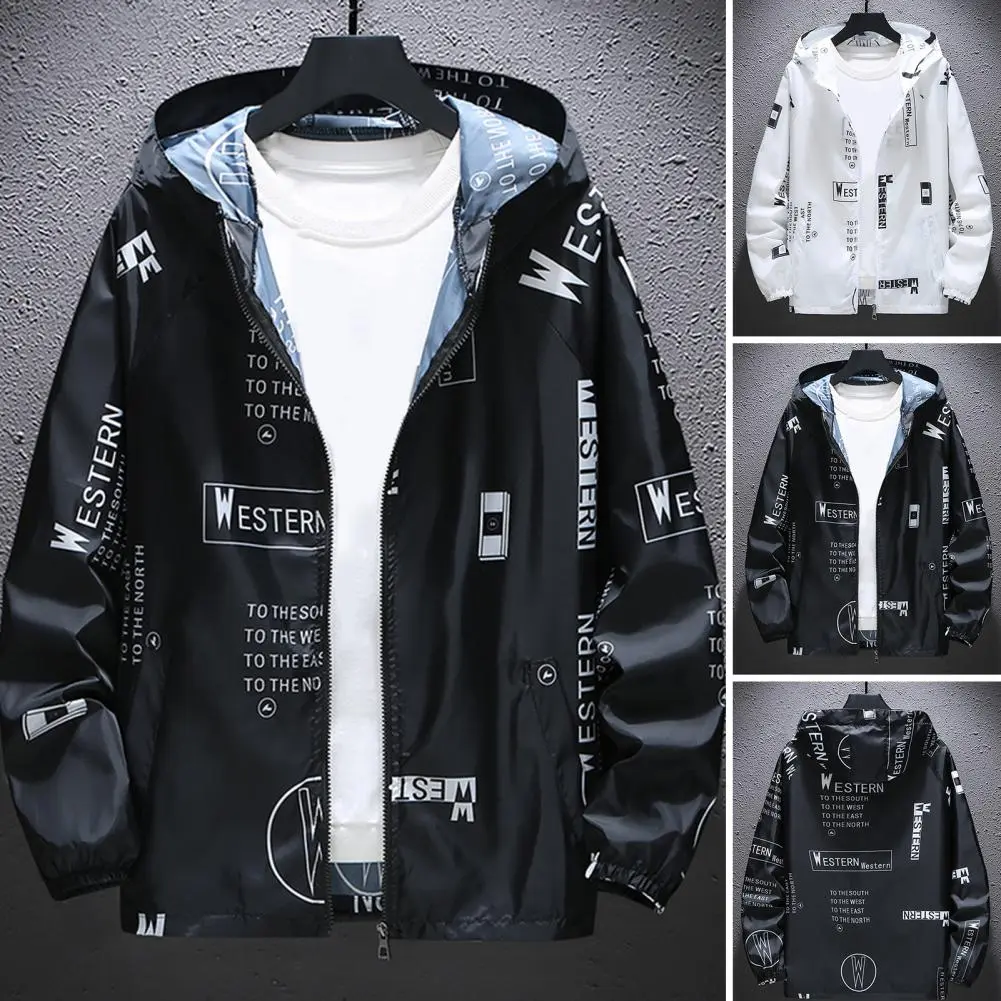 Stylish Casual Men's Jacket Long Sleeves Men's Coat Windproof Daily Wear Summer Ultra Thin Jacket for Men Clothing