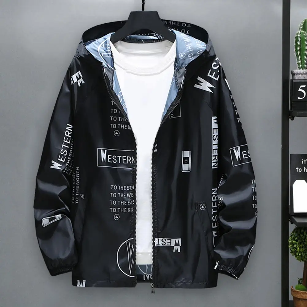 Stylish Casual Men's Jacket Long Sleeves Men's Coat Windproof Daily Wear Summer Ultra Thin Jacket for Men Clothing