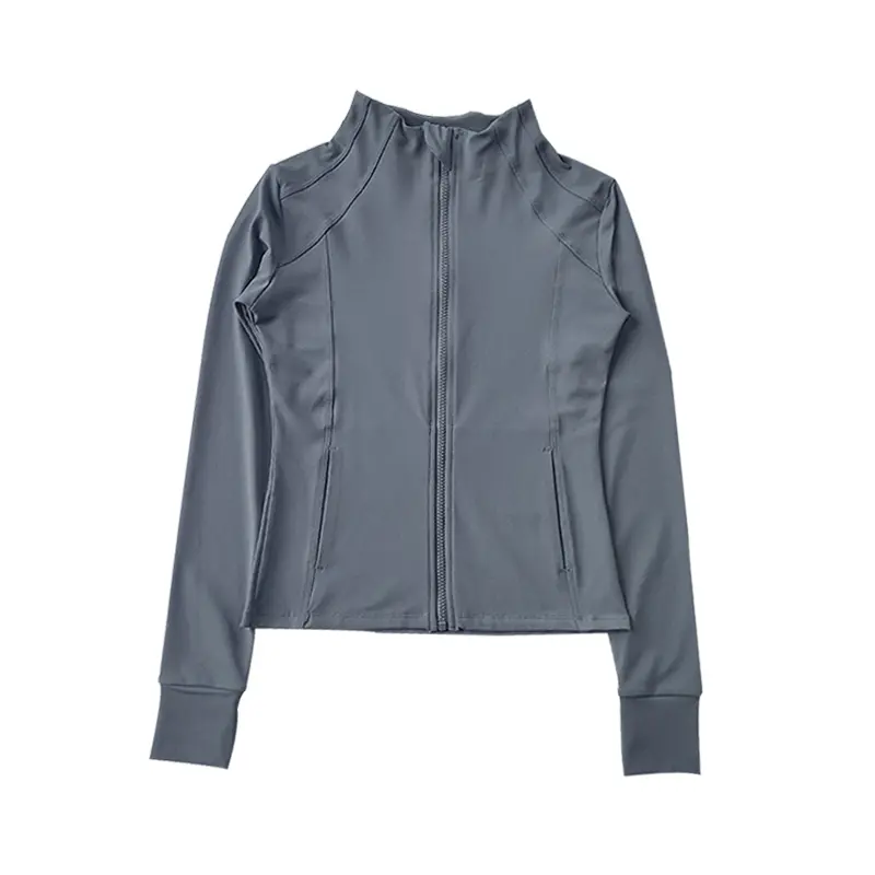 Sports Coat Women Slim Fitting Professional Fast Drying Clothes Slim Running Long Sleeved Pratiyog Shirt Crop Tops Clothing