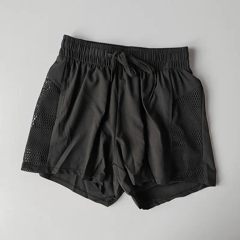 Sports Shorts Women Casual Anti-exposure Loose Yoga High Waist Drawstring Breathable Quick-drying Running Fitness Shorts