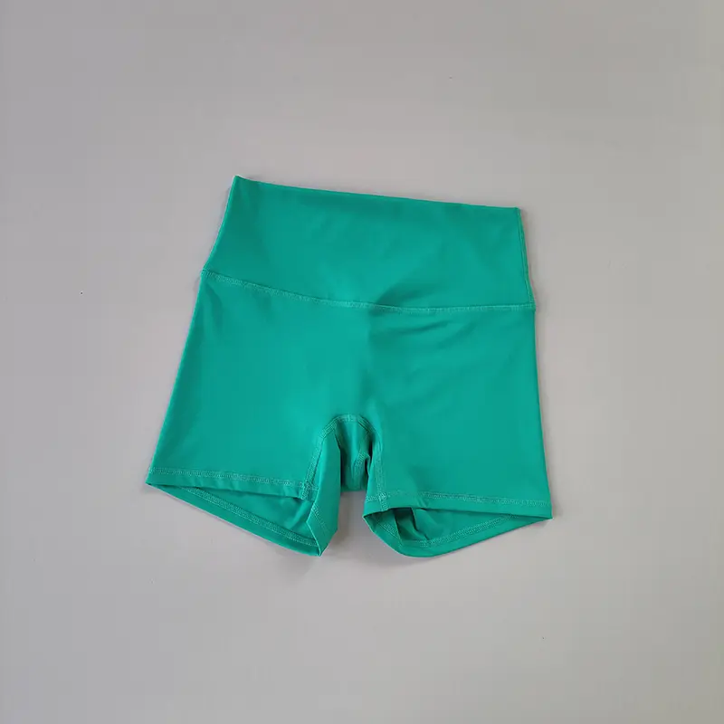 Yoga Sports Shorts Shorts Tight Fitting Elastic Three Part Pants Nude Feeling High Waist Hip Lifting Running Yoga Hot Pants