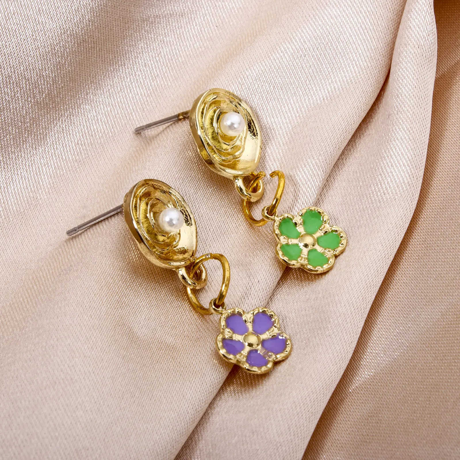 1 Piece 304 Stainless Steel Charms Gold Plated Fish Flower Cross Heart Enamel Clear Rhinestone Pendant For DIY Necklace Making