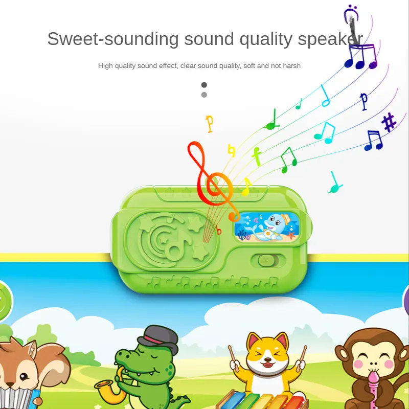 110x36cm Musical Piano Mat Toddlers Floor Violin Keyboard Dance Mat with 8 instruments Sounds Baby Mat Study Educational Toys