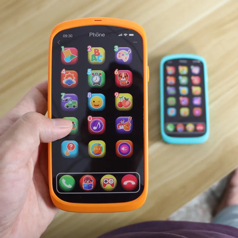 Children Touch Screen Phone Toy Simulation Mobile Cellphone English Learning Machine With Light Boys Girls Early Education Toys